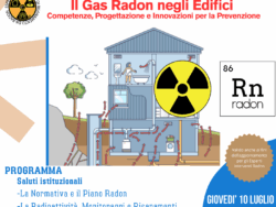 Corso online modalità sincrona: Il Gas Radon negli Edifici  Competenze, Progettazione e Innovazioni per la Prevenzione (D.lgs n.101/2020 e D.lgs n.203/2022)